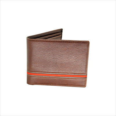 

Eyeslanguage Men Casual Brown Genuine Leather Wallet(6 Card Slots), Tan