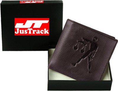 

Justrack Men Casual Brown Genuine Leather Wallet(1 Card Slot)
