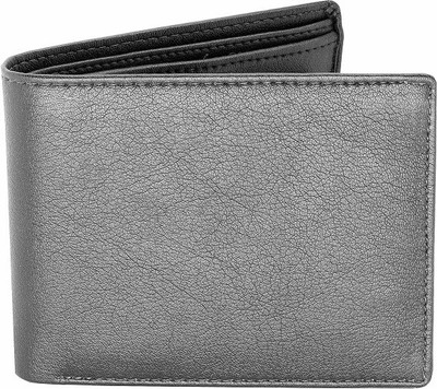 

Eyeslanguage Men Casual Black Genuine Leather Wallet(6 Card Slots)