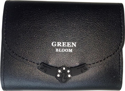 

eweft Girls Black Artificial Leather Wallet(6 Card Slots)