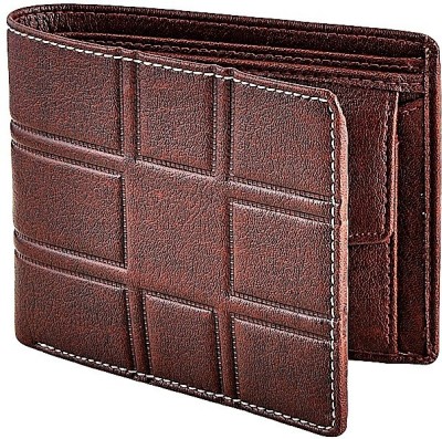 

Eyeslanguage Men Tan Genuine Leather Wallet(6 Card Slots)