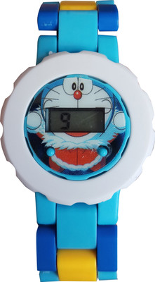 

SS Traders Cute Doraemon Digital Watch with extra dial ring- Good gifting Item Watch - For Boys & Girls