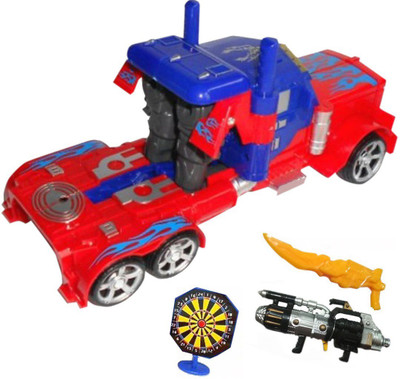 

IndusBay Transformers Optimus Prime Toy Autobot Robot to Truck Converting Autobot Transformers Toy for kids(Blue)