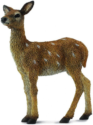 

Collecta Red Deer Calf Miniature Toy Figure - Authentic Hand Painted Model(Brown)