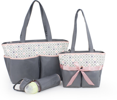 

Colorland New Decent Size Diaper Bag Set 5 in 1 Pefect for Baby Shower Gift(Multicolor)