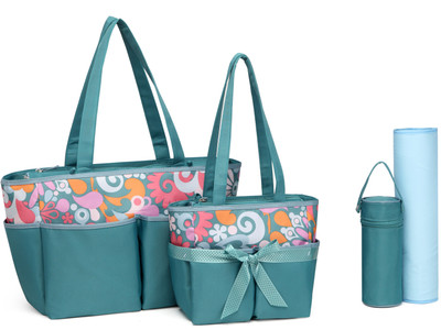 

Colorland Stock Quality 5pcs Diaper Bag Set Fashion Mummy Baby Travel Maternity Bag(Multicolor)