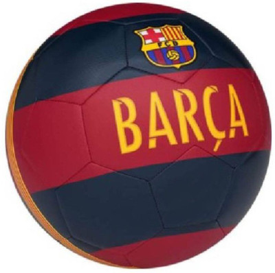 

millets FC Barcelona Collection FIFA Approved Football - Size: (Pack of 1, Black, Red navy blue