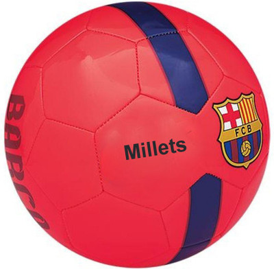 

millets FC Barcelona Blue FIFA Approved Football - Size: 5(Pack of 1, Maroon), Orange