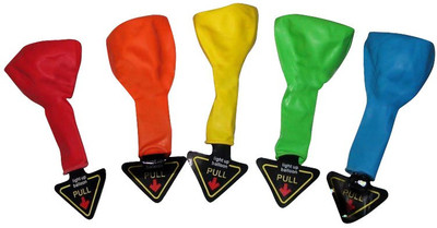 

MODERNWALA Solid lED Balloons (Pack of 5) Balloon(Multicolor, Pack of 5)