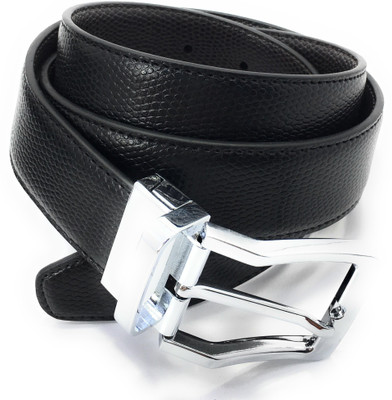 

FICUSTER Men Casual Black Genuine Leather Reversible Belt