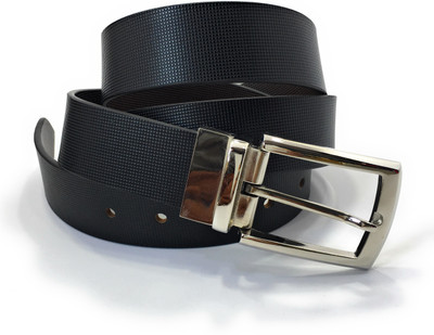 

FICUSTER Men Casual Black Genuine Leather Reversible Belt