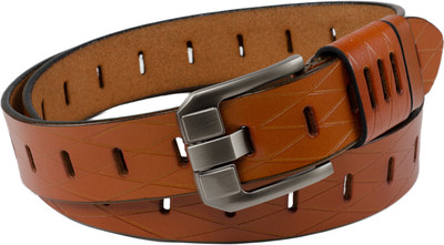 

Bacchus Men Formal Tan Genuine Leather Belt