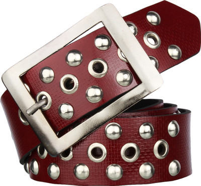 

Hob London Fashion Men Party Maroon Synthetic Belt, Brown