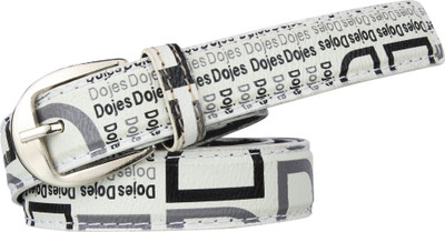 

Hob London Fashion Women Casual White Synthetic Belt, Cream