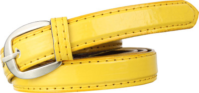 

Hob London Fashion Women Casual Yellow Synthetic Belt