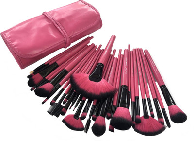 

Dream Maker 30 Piece Makeup Brush Set Model DM-122 (Pink)(Pack of 30)