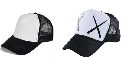 FashMade Printed Sports/Regular Cap Cap(Pack of 2)