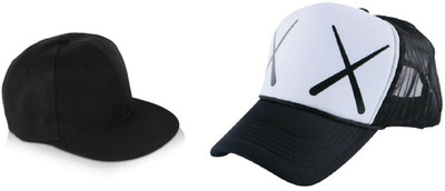 FashMade Printed Sports/Regular Cap Cap(Pack of 2)