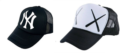FashMade Printed Trucker Cap Cap(Pack of 2)