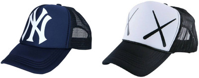 FashMade Printed Trucker Cap Cap(Pack of 2)