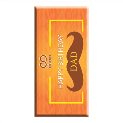 

Chocodusk Happy Birthday Dad Chocolate Bars(85 g)