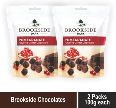 

Brookside Dark Chocolate, Pomegranate, Truffles(Pack of 2, 100 g)