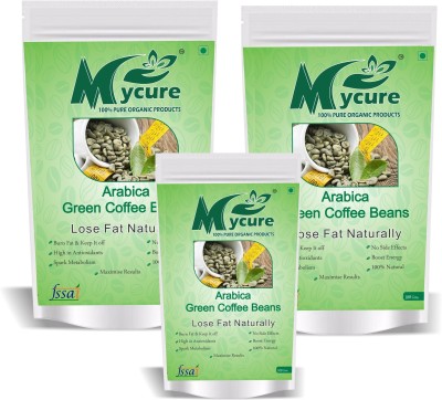 

MyCure ARABICA AAA+ GREEN COFFEE BEANS 100GM PACK OF 3 Instant Coffee(3 x 33.33 g, Green Coffee Flavoured)