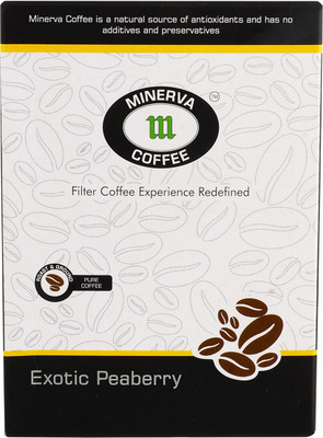 

Minerva Coffee Exotic Peaberry Filter Coffee Filter Coffee 100 g(Chikory Flavoured)