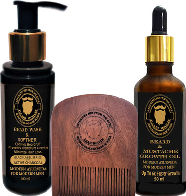 

Daarimooch Beard Growth Treatment Kit(Set of 3)