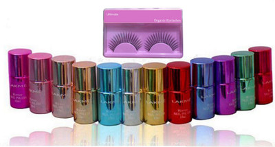 

Ultimate Eyelashes, Mirror Nail Polish Multicolour 180 ml (Pack Of 12)(Set of 13)