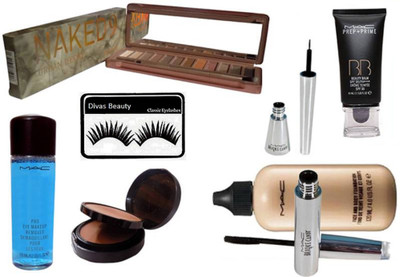 

divas beauty Eyelashes,Mac Face & Body Fond De Teint Foundation,,Tinted BB Cream,Brooke Candy Eyeliner,Mascara,Pro Eye Makeup Remover,Compact,Naked 9 Eyeshadow 12 Shades Pelette(Set of 8)