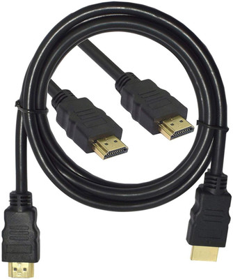 

TABLOR HDMI Male to HDMI Male Cable (Black) Full HD 1.5 Meter HDMI Cable(Compatible with Mobile, Laptop, Tablet, Mp3, Gaming Device, Black)