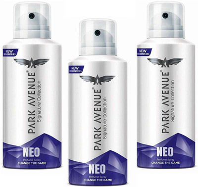 

Park Avenue NEO Signature Perfume Spray 140 ml × 3 Pack Of Three Perfume Body Spray - For Men & Women(140 ml, Pack of 3)