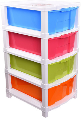 

Brecken Paul 4 Compartments ABS plastic modular drawer system(Multicolor)
