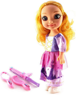 

Sanyal Baby Fashion Doll Toy with Makeup Accessories Hair Straightener, Hair Comb and Mirror Multicolour Play set for Baby Kids(Multicolor)