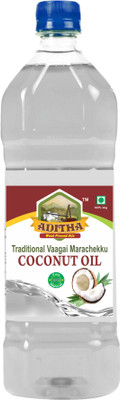 

Aditha Organic Cold Pressed & Unrefined Coconut Oil Plastic Bottle(500 ml)