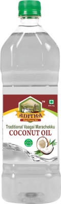 

Aditha Organic Cold Pressed Coconut Oil Plastic Bottle(1 L)