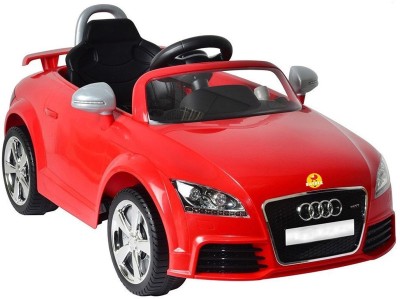 Baybee Officially Licensed TT RS Plus Battery Operated Sports Car with MP3 Player | Parental Remote, Seatbelt Car Battery Operated Ride On(Multicolor, Maroon) at flipkart