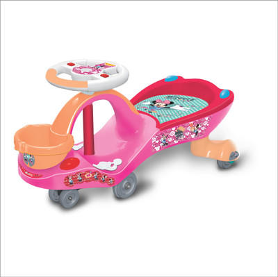 

Toyzone Minnie Mouse Magic Car Car Battery Operated Ride On(Multicolor)