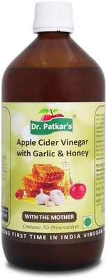

Dr. Patkar's G&H-500 Apple Cider Vinegar(500 ml, Apple, Garlic, Honey Flavored)