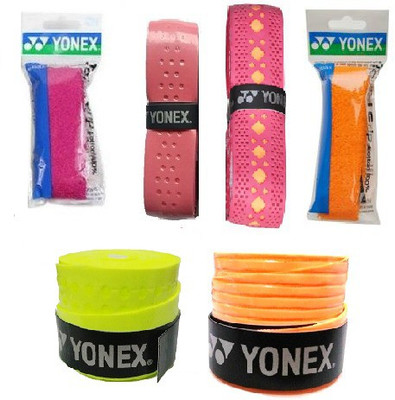 

Yonex Badminton grips (set of six) (Color On Availability)- Towel Grip(Multicolor, Pack of 6)