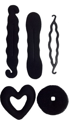 

NERR hair style accessory French Tool, Magic puff, juda maker Hair Accessory Set(Black)