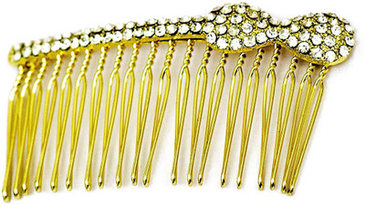 

Creative India Exports Back Hairpin Comb Hair Pin For Girls and Women Hair Clip(Gold)