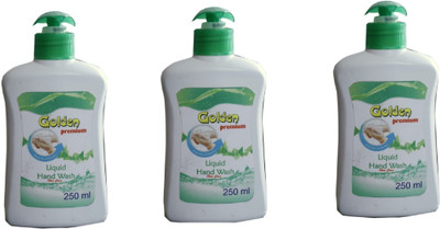 

Golden sku 9(250 ml, Pump Dispenser, Pack of 3)