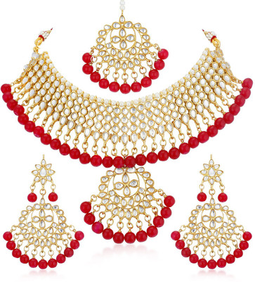 

Trushi Alloy Jewel Set(Red)