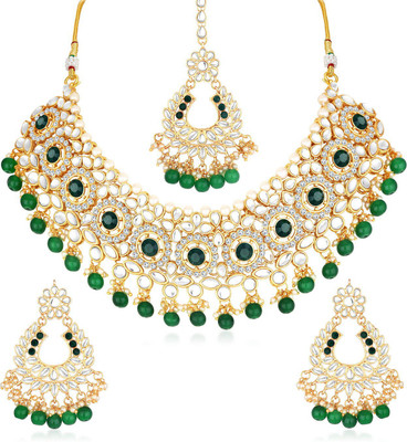 

Trushi Alloy Jewel Set(Green)