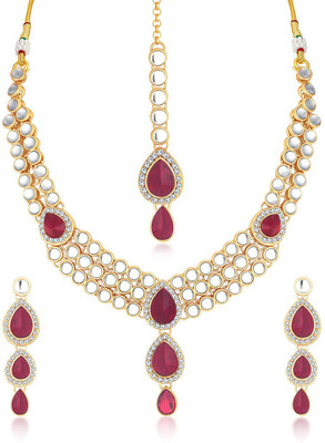 

Trushi Alloy Jewel Set(Red)
