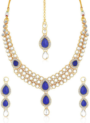 

Trushi Alloy Jewel Set(Blue)
