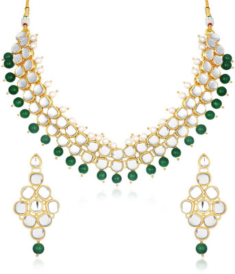 

Trushi Alloy Jewel Set(Green)