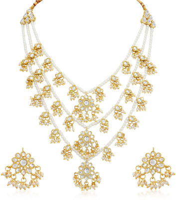 

Trushi Alloy Jewel Set(White)